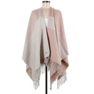 NWT Soia & Kyo Mirel - VERSATILE Woven Scarfigan with Fringe